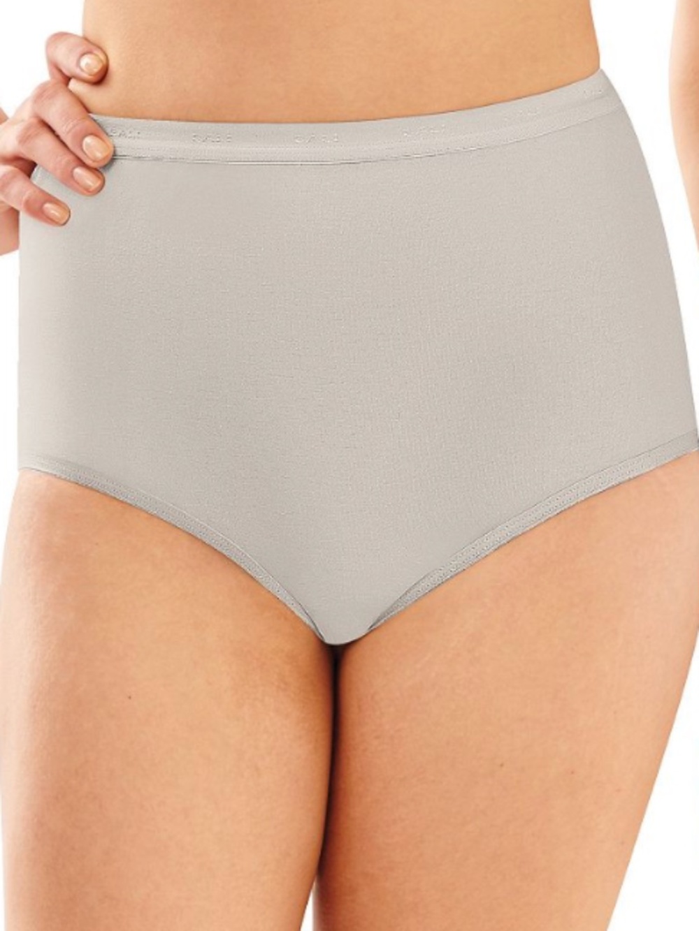 Bali Full-Cut-Fit Stretch Cotton Brief Grey Sky Heather